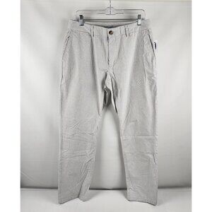 Old Navy Jeans Mens 32x32 Light Gray Ultimate Athletic Built in Flex Chinos NWT